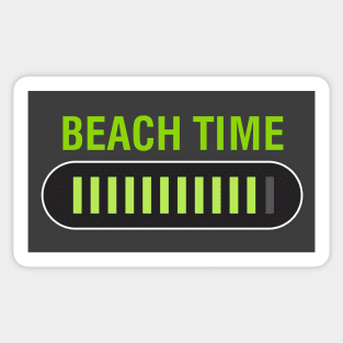 Beach Time Sticker